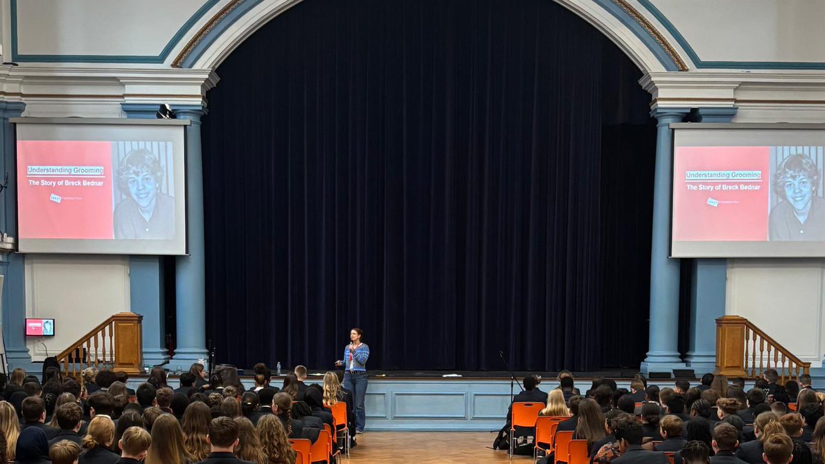 RavensbourneSch's tweet photo. As part of our PSHE curriculum, a big thank you to @BreckFoundation for delivering powerful and insightful sessions today on online safety. Our students gained valuable knowledge on how to stay safe in the digital world. #OnlineSafety #PSHE #BreckFoundation #DigitalAware https://t.co/tHn2fnVob7
