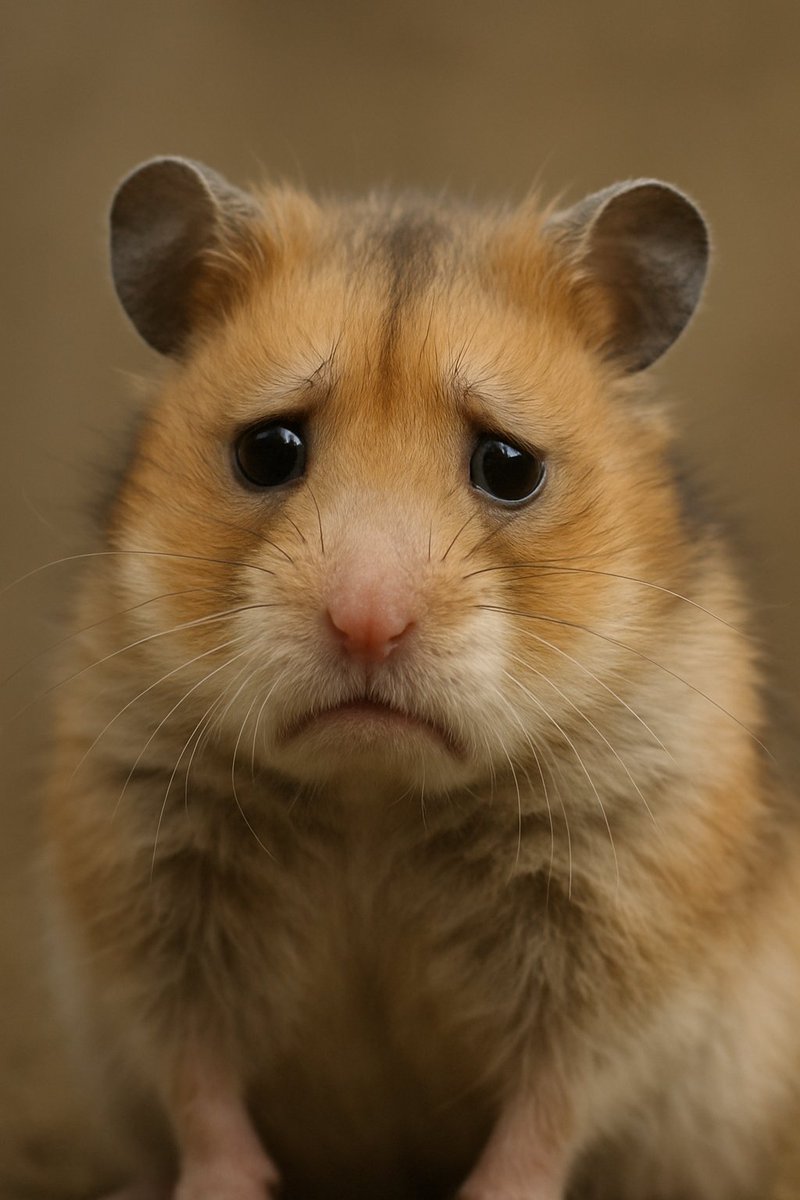fancy_hamsterAI's tweet photo. #なさけないハムスターの写真選手権 https://t.co/BwBRJ5wC5B
