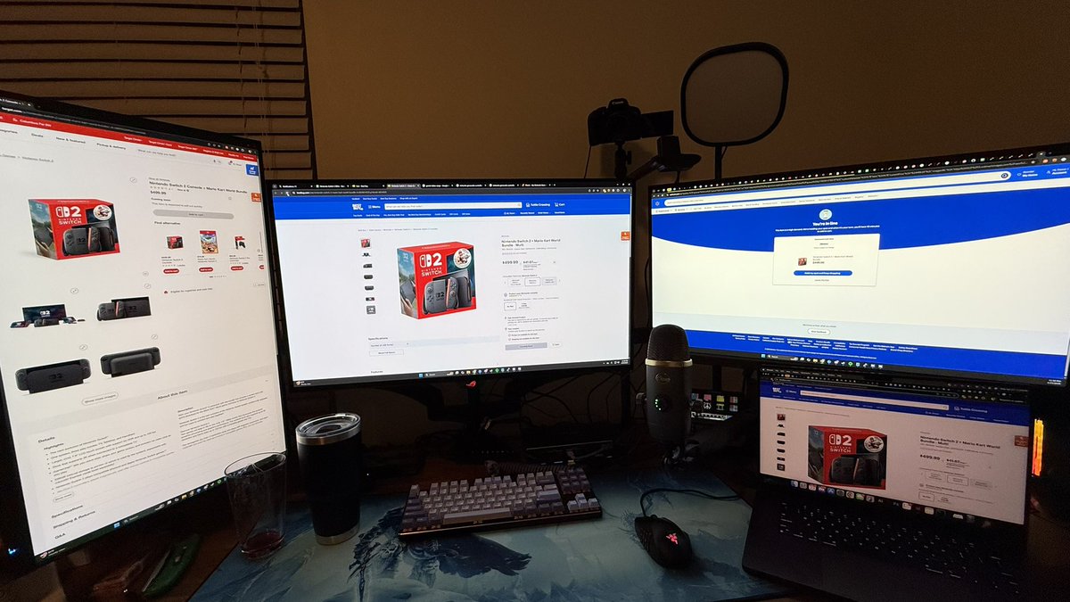 The Switch 2 preorder night was so chaotic. After a fraud alert and a canceled order, finally got through.