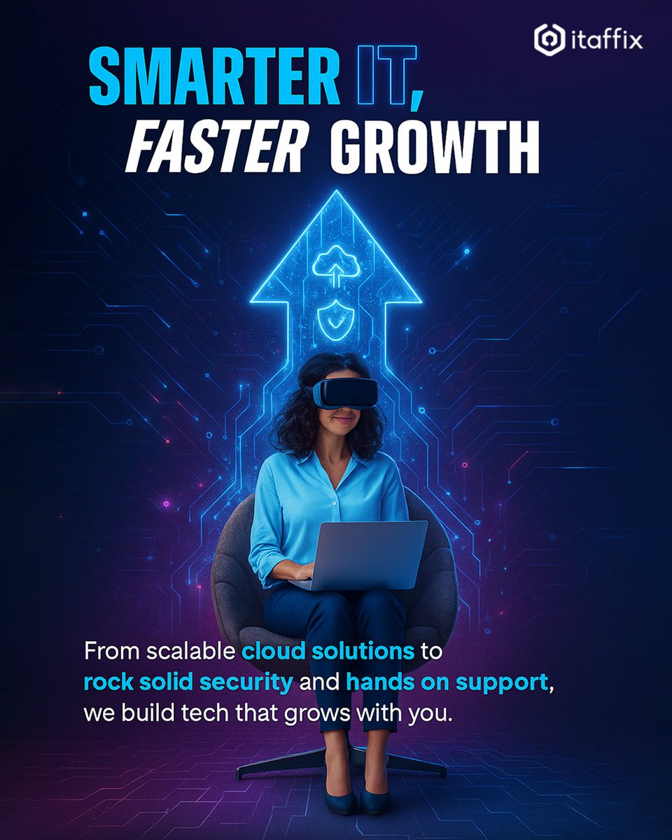 Itaffixit's tweet photo. At ITaffix, we provide cloud services, robust security, and 24/7 support, designed to scale with your business needs. Let us manage your IT, while you drive growth.

#cloudsolutions #itsecurity #businessgrowth #itmanagement #24x7support https://t.co/ogOnjjJsh1