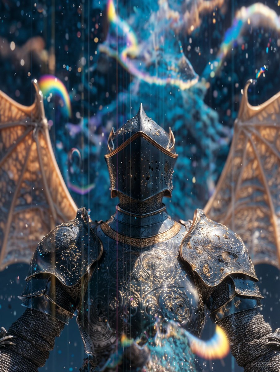 Is the armor a shield, or is it composed of the very chaos it faces?
