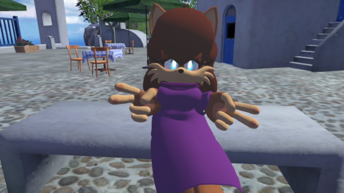 SILLY_CD's tweet image. rosemary is public now, please tell me if there’s any issues with her. she has 3 different outfits, togglable jiggle physics and body sliders vrchat.com/home/avatar/av…
#VRChat #SonicTheHedgehog #rosemaryprower