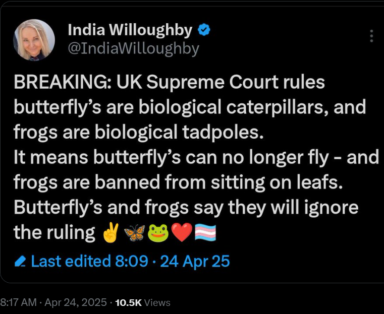 This is stupider than when Joy Reid's told us the USA wouldnt win the 2nd edition of Canada/US war that, despite what she said, never occurred  and the war that happened she got that result wrong too, but that's global politics...THIS is primary school stuff