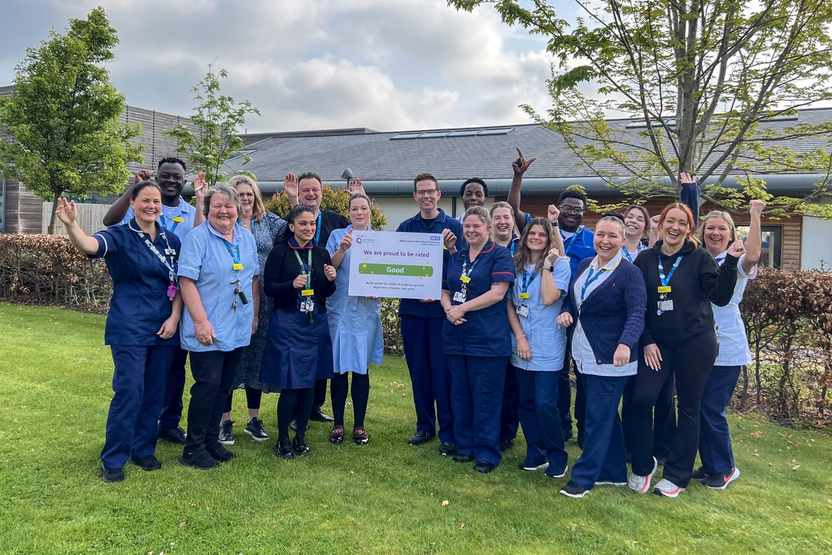 mpftnhs's tweet photo. A proud moment for our Adult Acute &amp; PICU teams at St George’s &amp; The Redwoods Centre. They have been rated GOOD by the CQC across ALL five key areas! 👏

A huge well done to our amazing teams delivering compassionate, person-centred care every day!

➡️ https://t.co/Zl1TwSeK99 https://t.co/TnE2aTv50j