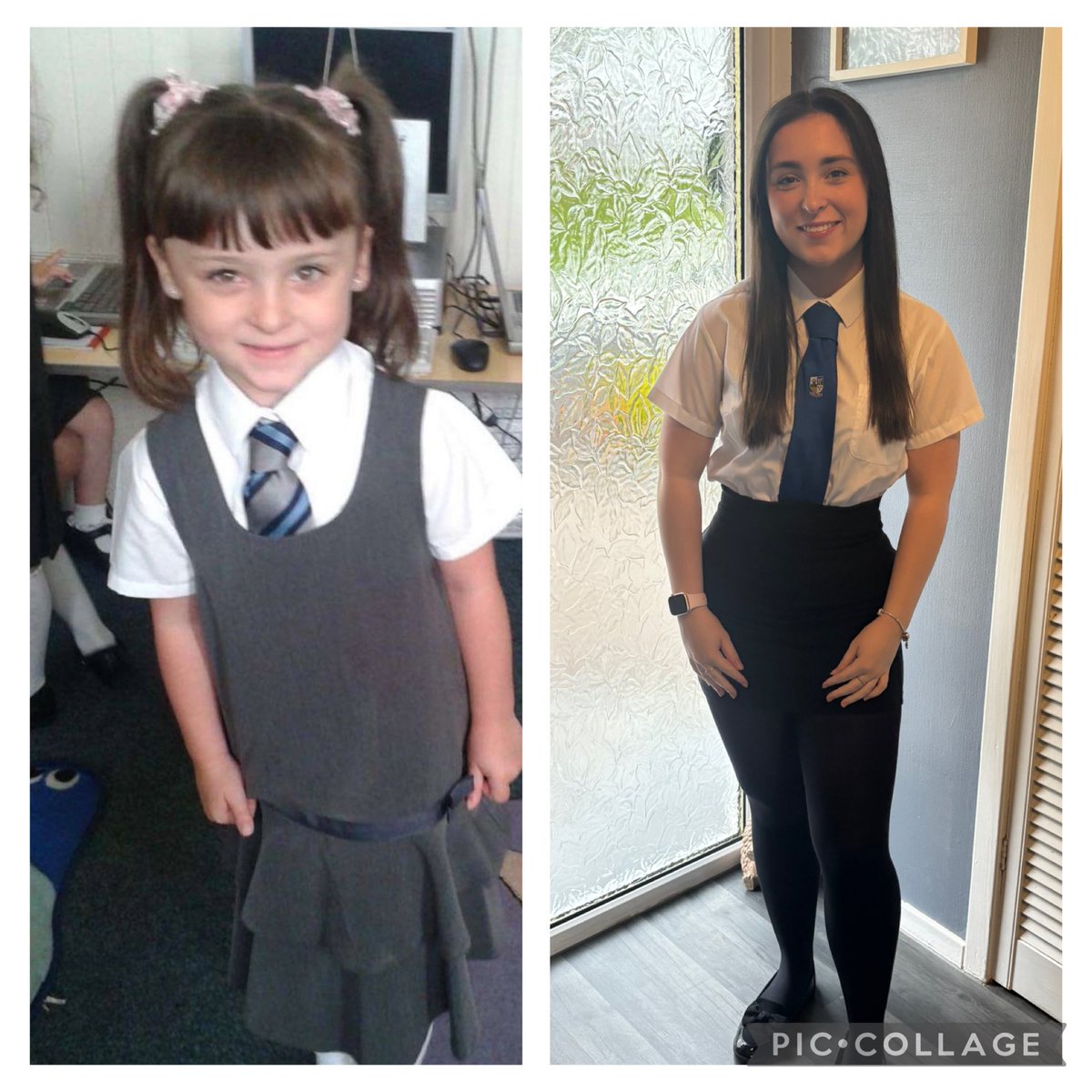 MaryMberry33's tweet photo. First day at school then last day. A big thank you to all the wonderful teachers @Beath_HS Naomi has had a wonderful 6 years. Time for the next chapter off to university xxx https://t.co/K6Z4AlVKsE