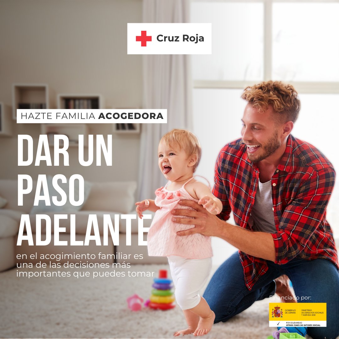 Dar un paso adelante es una de las decisiones más importantes que puedes tomar 💕

Desde Cruz Roja te ofrecemos información, formación y acompañamiento que necesitas para tomar la mejor decisión.

Hoy puede ser el día para dar ese paso 🤝🏻