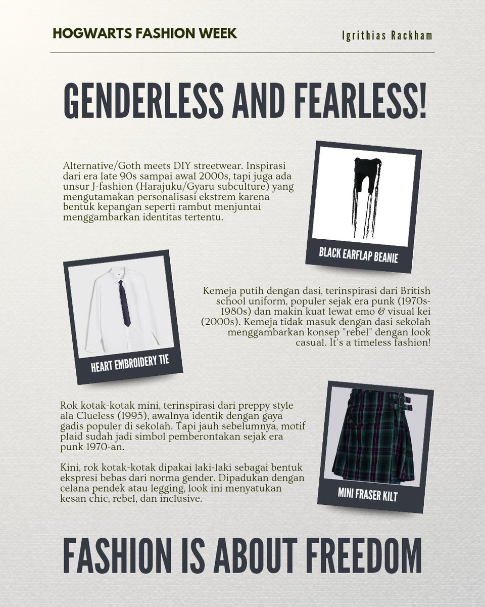 metamorfun's tweet photo. @ProfsGBlack ⠀⠀⠀
ㅤ ㅤGENDERLESS FASHION
ㅤ ㅤIS A FREEDOM!

ㅤ ㅤPAKAIAN TIDAK BOLEH
ㅤ ㅤDIDISKRIMINASI!

ㅤ ㅤPAKAIAN ADALAH TENTANG
ㅤ ㅤKEPERCAYAAN DIRI!

ㅤ ㅤFEARLESS AND FREEDOM!
⠀⠀⠀ https://t.co/mc7zoDg8jp
