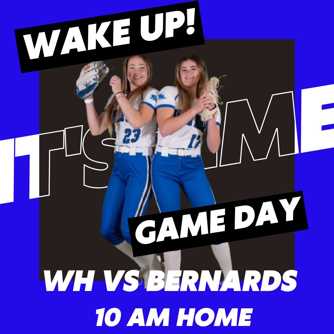 Come support WH Softball today as they take on Bernards at Home 10 AM.  Let's go girls!  BELIEVE BELIEVE BELIEVE