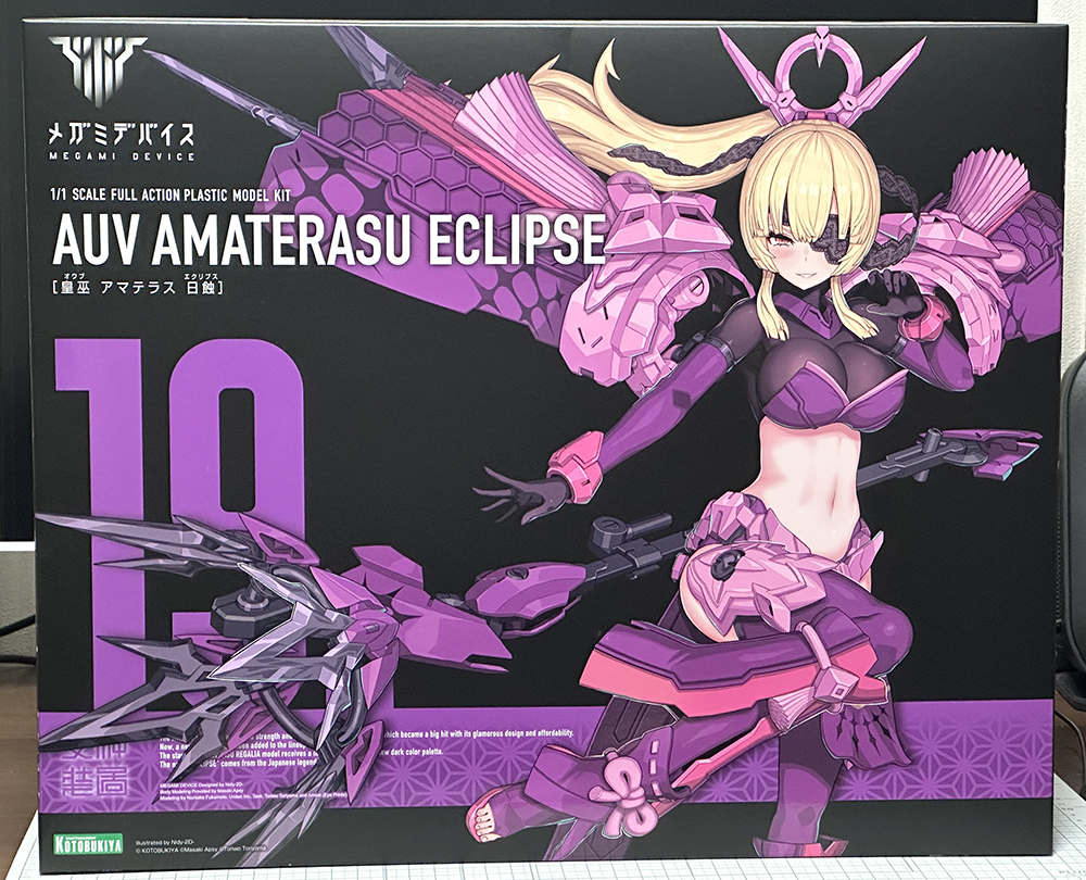 このパッケージは来月発売予定のアメノウズメと対になるポーズなので