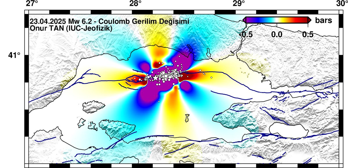 Artçı sarsıntılar ...  (BÜ-KRDAE) #artcıdeprem #aftershock #istanbuldepremi