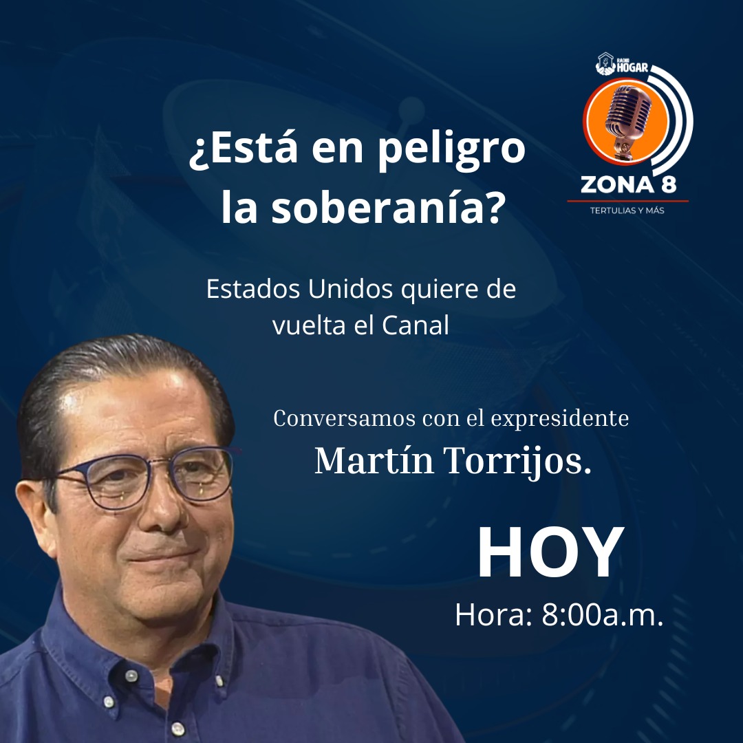 📌El ex presidente Martín Torrijos creció viendo a su padre, Omar, en esta tarea de recuperar la vía interoceánica para sus legítimos dueños.🇵🇦

Seguro tiene algo que decir ante las circunstancias actuales.

A las 🕗 por <a href="/RadioHogar/">Radio Hogar</a>