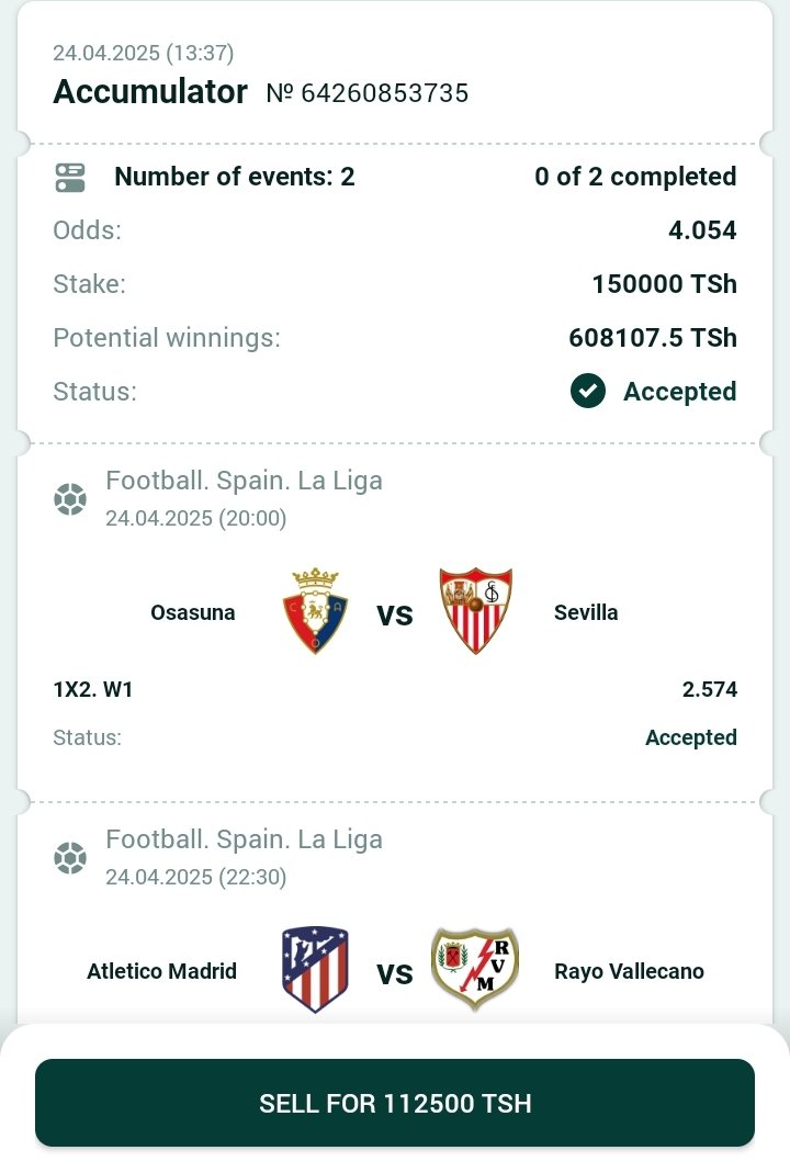 JISAJILI NA UPATE BONUS  💯%

Odds:  4 ✅

Booking codes : 👉🏾 SD5ZV

Karibu kwenye nyumba ya washindi, pata odds zenye ujazo(kubwa) na bonuses Kila kukukicha

Kampuni:👉🏾 SPIN BETTER 

Promo code:👉🏾 DYABALA

Jisajili:👉🏾 redirspinner.com/2nA9?p=%2Fregi…