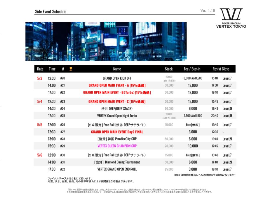 VERTEX TOKYO tweet media