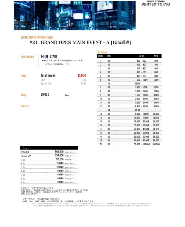 VERTEX TOKYO tweet media