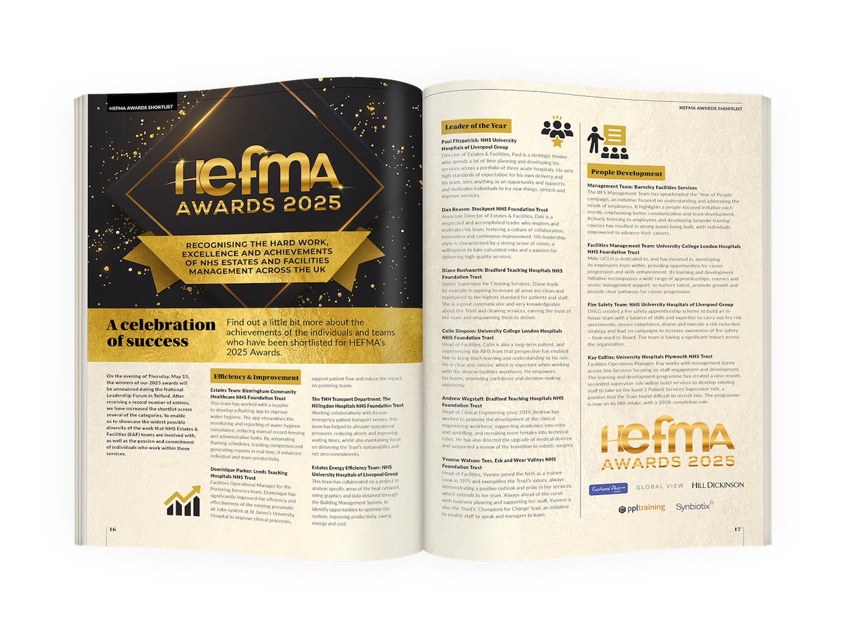 The digital version of the May/June issue of HEFMA's Pulse magazine is available - printed copies arriving soon - look out for more detail of those shortlisted for a 2025 HEFMA award; why cybercrime is such a threat to the NHS; and more hefma.co.uk/our-magazine #HEFMAAwards2025