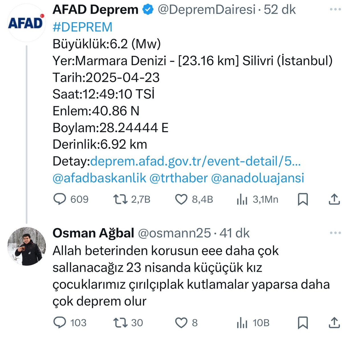 senolatass's tweet photo. Ulan bir #deprem esnasında uğraştığımız şeye bak.
-Bilinçsiz yobaz insanlar 
+Çalışmayan operatörler 
-Cürük binalar https://t.co/nAHUrpzTct