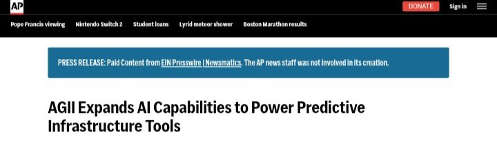 AGII expands its AI capabilities to power predictive infrastructure tools, enabling real-time insights and smarter automation across decentralized #Web3 systems

Explore: apnews.com/press-release/…