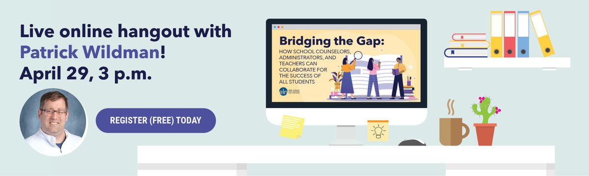 Ed Leaders Network (@edleadersnet) on Twitter photo Free ELN Webinar β Bridging the Gap β Patrick Wildman shares how school counselors, administrators, and teachers can collaborate to support every student. Donβt miss these practical tips for making teamwork count!
ποΈ April 29, 3 p.m. β Register nowhttps://ow.ly/8kiP50Vx55Y Free ELN Webinar β Bridging the Gap β Patrick Wildman shares how school counselors, administrators, and teachers can collaborate to support every student. Donβt miss these practical tips for making teamwork count!
ποΈ April 29, 3 p.m. β Register nowhttps://ow.ly/8kiP50Vx55Y