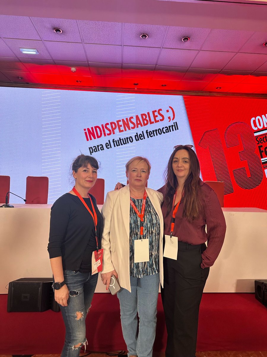 CCOOMetroBCN's tweet photo. ℹ️ Finalitza el 13è Congrés del Sector Ferroviari Estatal d'FSC-CCOO a Gijón, amb la renovació de la Direcció del sector per als pròxims quatre anys on la Secretària General de Metro de Barcelona tornarà a formar part de l'executiva‼️ https://t.co/xpMK1lnW9B