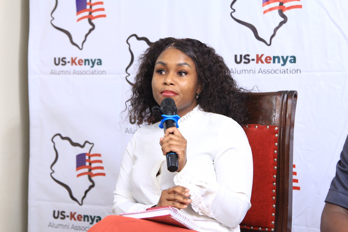 UsKenyaAlumni's tweet photo. “Create interest in the exchange programs, listen to conversations from alumni !”

By: Ms. Connie Wangu

#centralchapter. Alumni are uniting for 60 years of US-Kenya progress. #uskenya@60 #KenyaUSA #eventday #partnershipgoals #exchangealumni #launchday https://t.co/khqpp2aPWZ