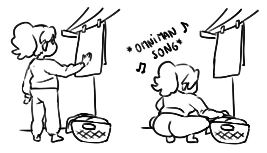 How doing laundry feels lately 