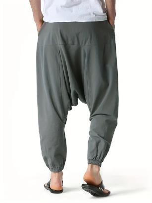 Men's Cotton Linen Harem Pants - Casual Loose Wide Leg, Beige Drop Crotch Trousers with Drawstring Waist, Relaxed Fit for Spring/Autumn Outings, Spring Autumn Trousers | Relaxed Fit Pants | Glossy Fabric Finish
🎉 Coupon price[€11.85]
👉 item link: temu.to/k/euyxtdjbiid