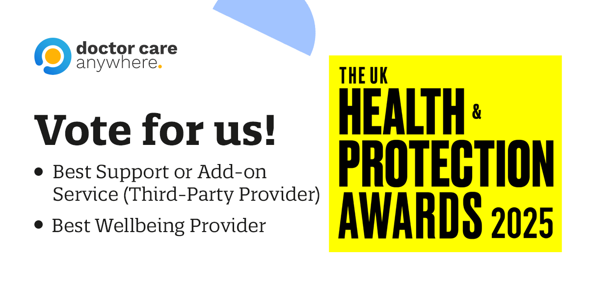 🥳 We’re proud to be shaping the future of healthcare – and now we’d welcome your support in the 2025 Health &amp; Protection Awards.​ Thank you for recognising the impact of what we do!

👉 Cast your vote: ow.ly/MVuE50VGYej (Voting closes 2nd May)​
​
#Healthcare #Wellbeing