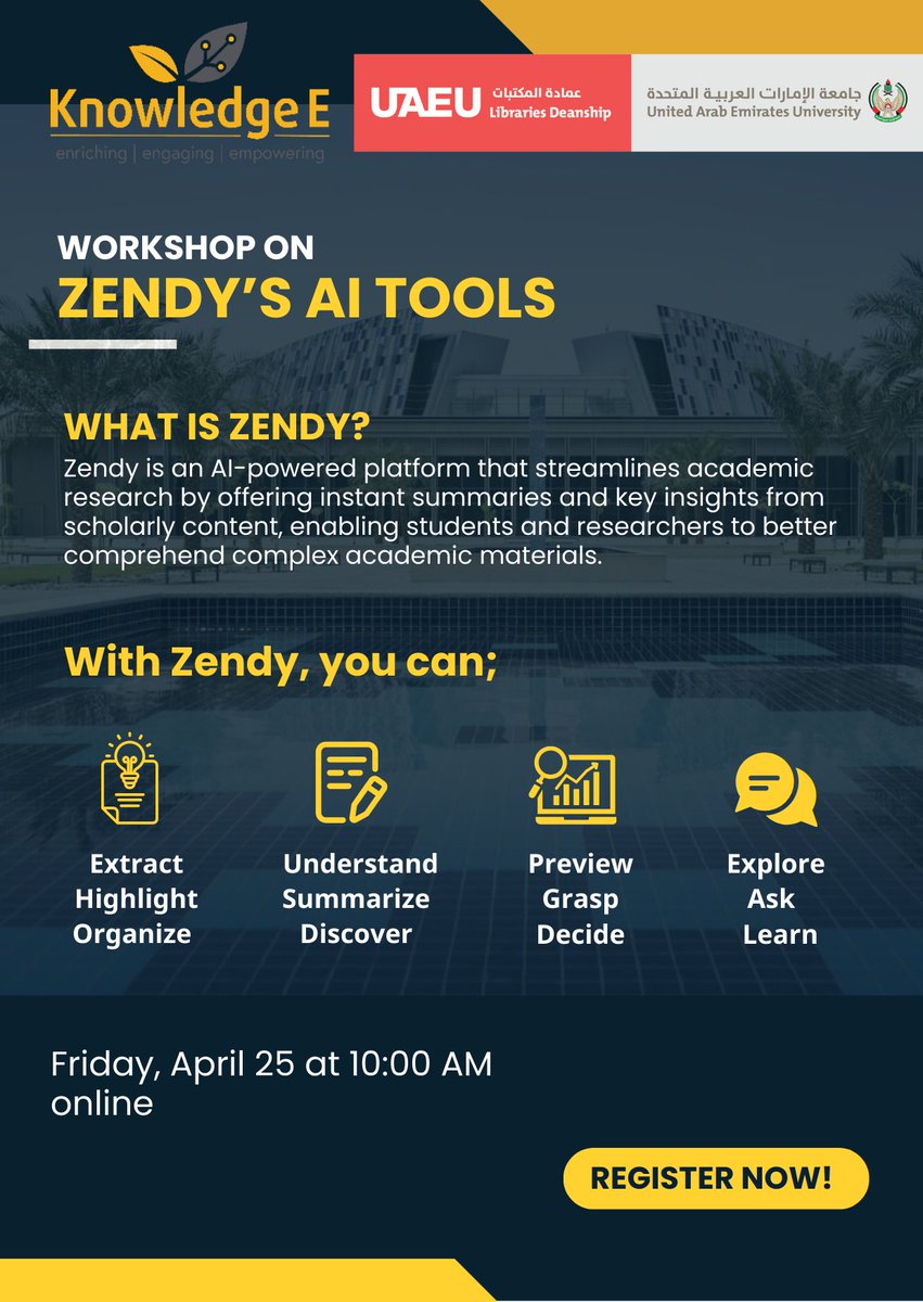 UAEU Libraries-  ZENDAY
uaeu.libcal.com/event/14550910