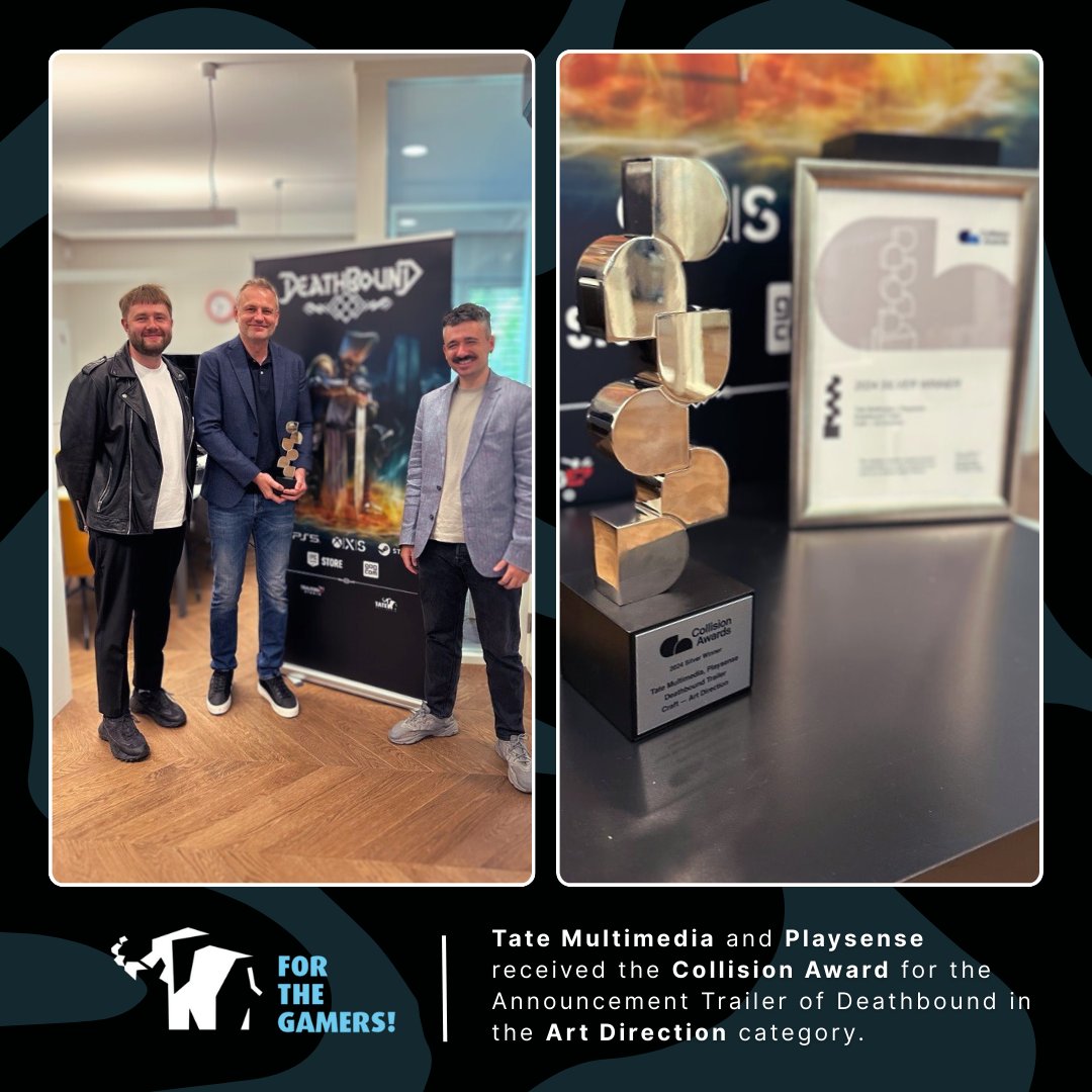 Congratulations to <a href="/PLAYSENSES/">Playsense</a> and our team for winning the #CollisionAwards in the Art Direction category!

Check out the award-winning <a href="/deathboundgame/">Deathbound ❖ Out Now!</a> announcement trailer: bit.ly/Deathbound_Ann…