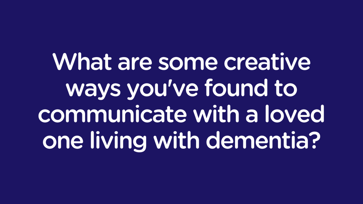 DementiaFriends's tweet photo. Some people with dementia may struggle with communication, and there are some things we can do to help support them. We would love to hear your tips and advice.

Whether it's through music, art, or a unique way that works for you, your tips could make a big difference to others. https://t.co/Ig57VkIgnt