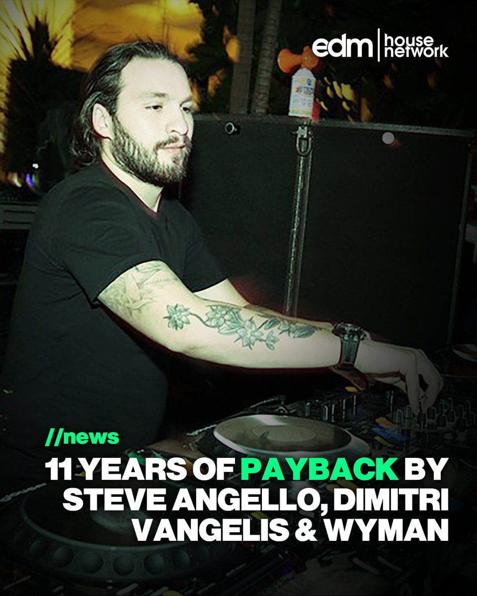 EDMHouseNetwork (@edmhousenetwrk) on Twitter photo This iconic progressive house tune by <a href="/SteveAngello/">Steve Angello</a> and <a href="/DimitriVangelis/">Dimitri Vangelis</a> & Wyman has turned 11 years old!
Read more: edmhousenetwork.com/11-years-of-pa… This iconic progressive house tune by <a href="/SteveAngello/">Steve Angello</a> and <a href="/DimitriVangelis/">Dimitri Vangelis</a> & Wyman has turned 11 years old!
Read more: edmhousenetwork.com/11-years-of-pa…