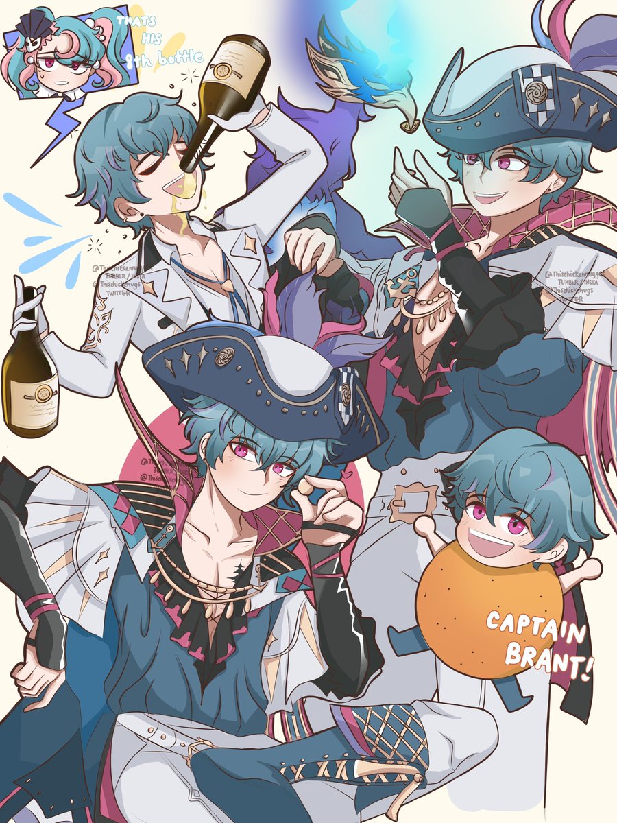 thischickenugs's tweet photo. Captain, my captain ⚓️🍊

#WutheringWaves #WutheringWavesfanart #Brant #Brantwuwa #鳴潮 https://t.co/vC5ptIibBo
