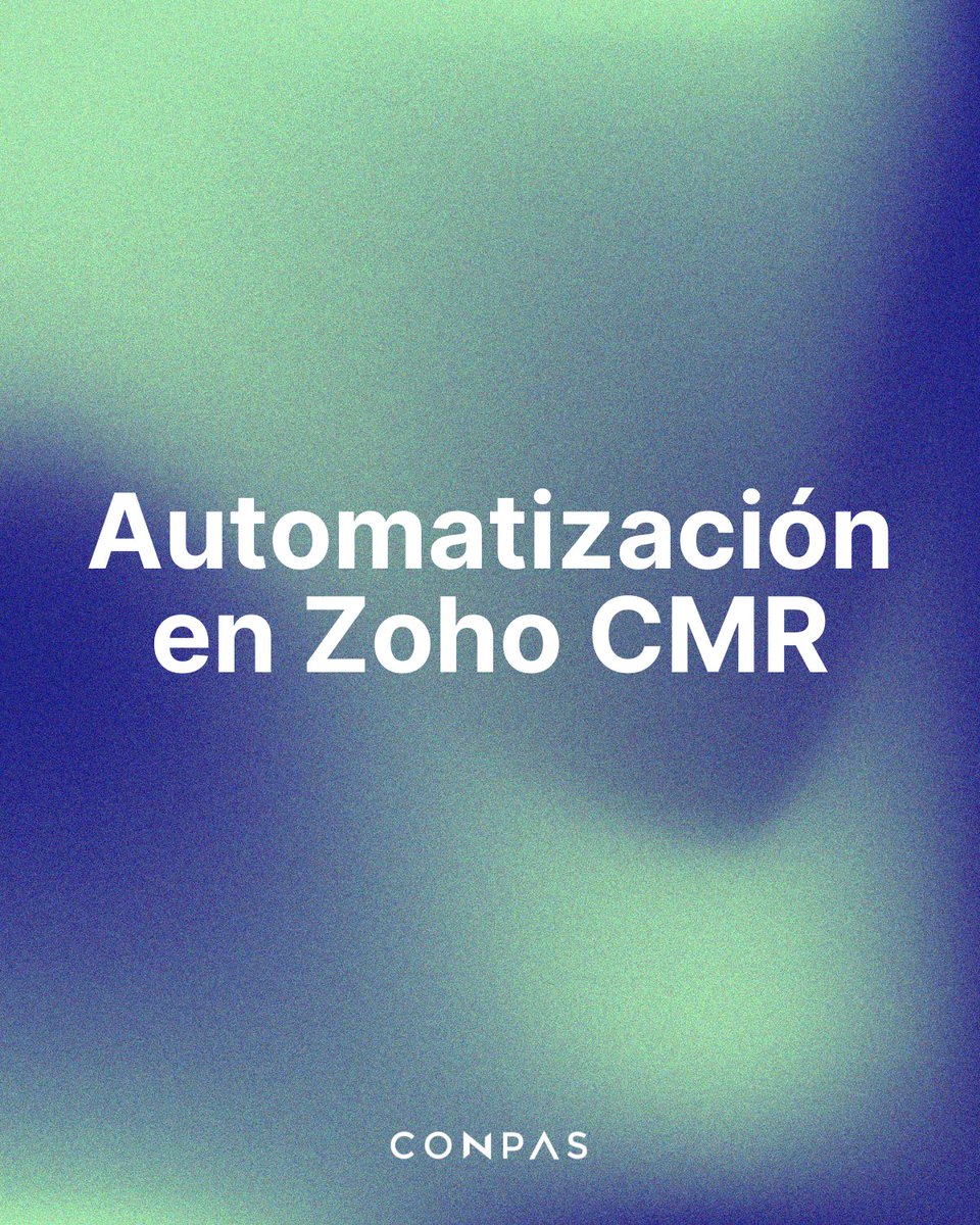 De media, los equipos comerciales invierten hasta 30 horas mensuales en asignación de leads, correos de bienvenida y creación de tareas de seguimiento. 

Automatizando procesos en #ZohoCRM, estas podrían reducirse a 3 o 4 horas al mes  👉  zurl.co/OrTxy