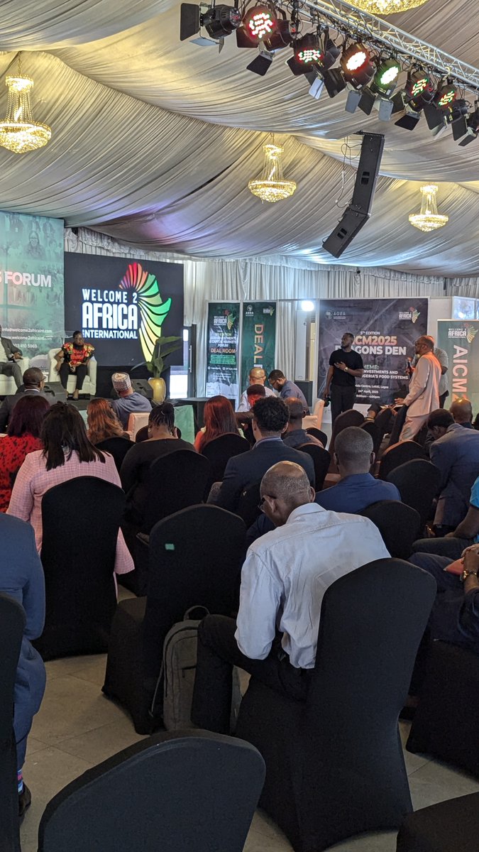 The energy is buzzing at the 5th #AICM2025 Forum!

Deals are forming, connections are sparking, and agri dreams are taking flight.

The first panel? 🔥

Let’s see what the rest of the day brings…

#HappeningLive #Welcome2Africa #InvestInAfrica #AgriBusiness #CapitalMarkets