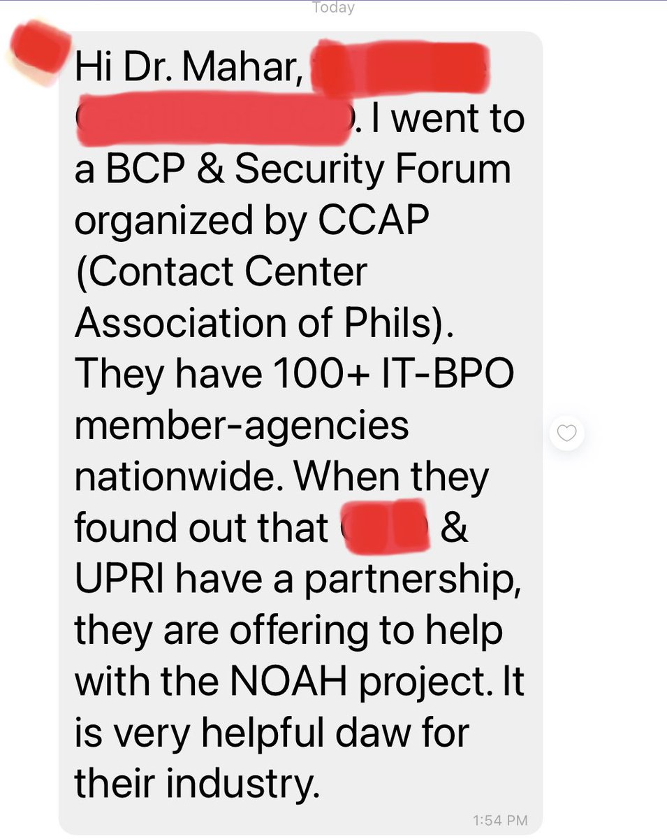 It looks like Project NOAH is soon going to get a big boost!

Grateful and honored to see that many individuals, LGUs, NGAs, and private companies—such as real estate developers, consultancy groups, banks, insurance firms, ride-hailing businesses and call centers—are using the