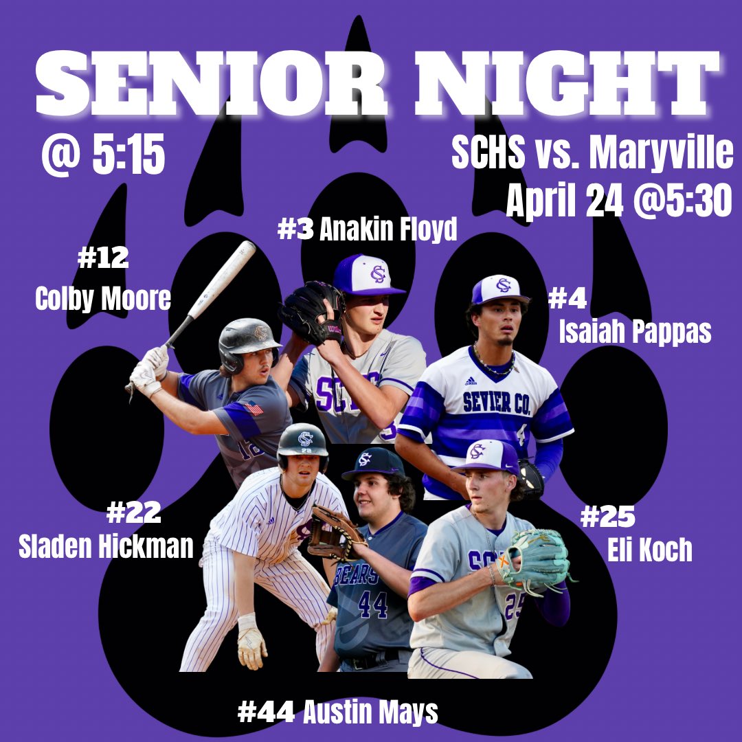 Smoky Bear Baseball (@sevcohsbaseball) on Twitter photo 