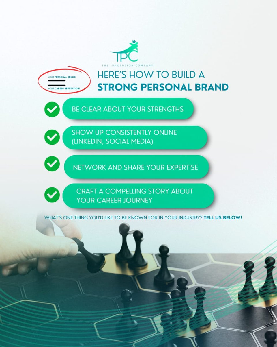 _theprofusion's tweet photo. A strong personal brand

#PersonalBranding #BrandStrength #BuildYourBrand https://t.co/3UdjJl6ez4