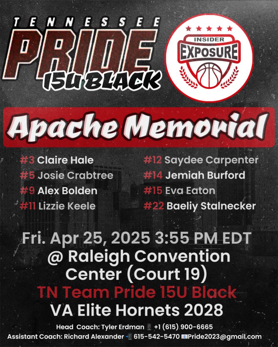 TTP15U Black | 15U Division
Coaches—tap in. This group is on the rise.
TTP15U Black is headed to @insiderexposure in Raleigh, NC to show what growth, grit, and game-ready energy looks like.

If you’re watching for players who bring effort, adapt fast, and make winning plays—we’ve
