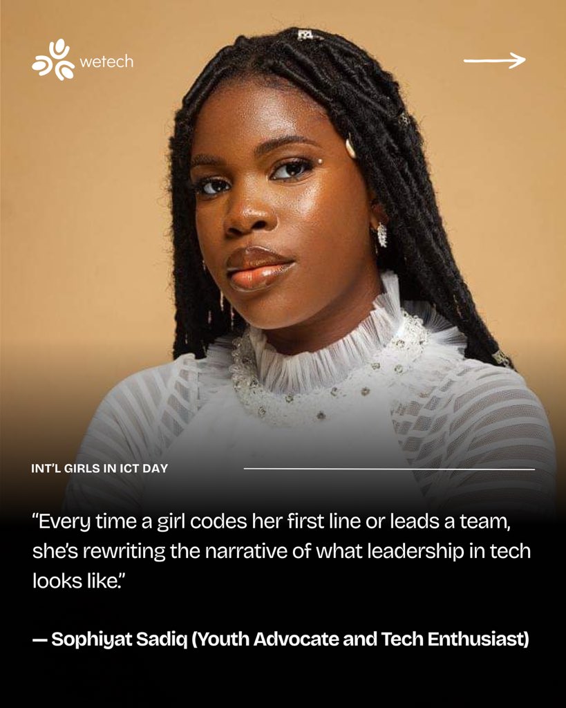wetechofficial's tweet photo. With technology shaping every industry, digital skills open the door to endless opportunities—and every girl deserves the chance to lead, build, and thrive. https://t.co/sYgsHrAlQz