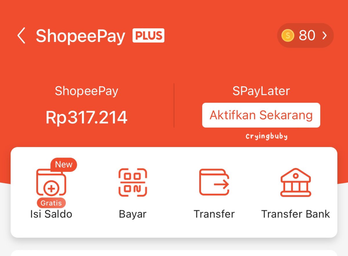 cryingbuby's tweet photo. GIVEAWAY ALERT‼️
 (buat 1 orang)

📌RT + like tweet ini 
📌RT + like + bookmark tweet dibawah👇
GA PERLU FOLLOW❗️good luck!😍

#giveaway #giveawaysaldo #zonaba #zonauang #giveawayalert #Zonajajan https://t.co/dnZ9H9NG8N