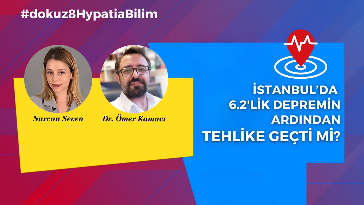 Hypatia Bilim (@hypatiabilim) on Twitter photo Saat 15.00’te Deprem Özel yayınında <a href="/BiliminUcunda/">Bilimin Ucunda</a> kurucusu Dr. Ömer Kamacı ile sizlerle olacağız.
Sorularınızı iletebilirsiniz. Saat 15.00’te Deprem Özel yayınında <a href="/BiliminUcunda/">Bilimin Ucunda</a> kurucusu Dr. Ömer Kamacı ile sizlerle olacağız.
Sorularınızı iletebilirsiniz.