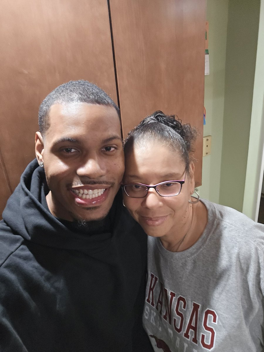 Someone surprised me with a new look. Enjoyed the visit and already missing him.