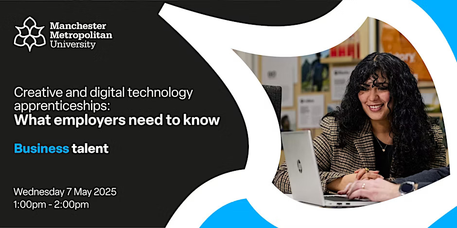 New employer webinar alert! 🚨 

Join us on Wednesday 7 May at 1:00pm for an insightful session covering everything employers need to know about creative and digital technology degree apprenticeships. 

🔗 Reserve your place now: ow.ly/mvJx50VGQAt