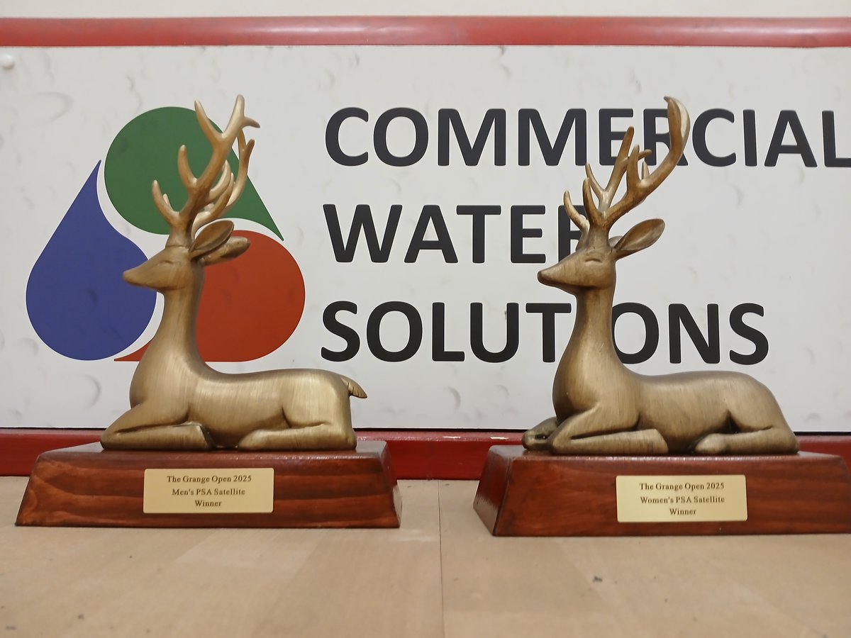 Play at The Grange Open starts tomorrow Friday 4pm.
Thanks to CWS and @thebellfield for their support.
Who will capture the stags?
<a href="/Scottish_Squash/">Scottish Squash 🏴󠁧󠁢󠁳󠁣󠁴󠁿</a> <a href="/PSASquashTour/">PSA Squash Tour</a>