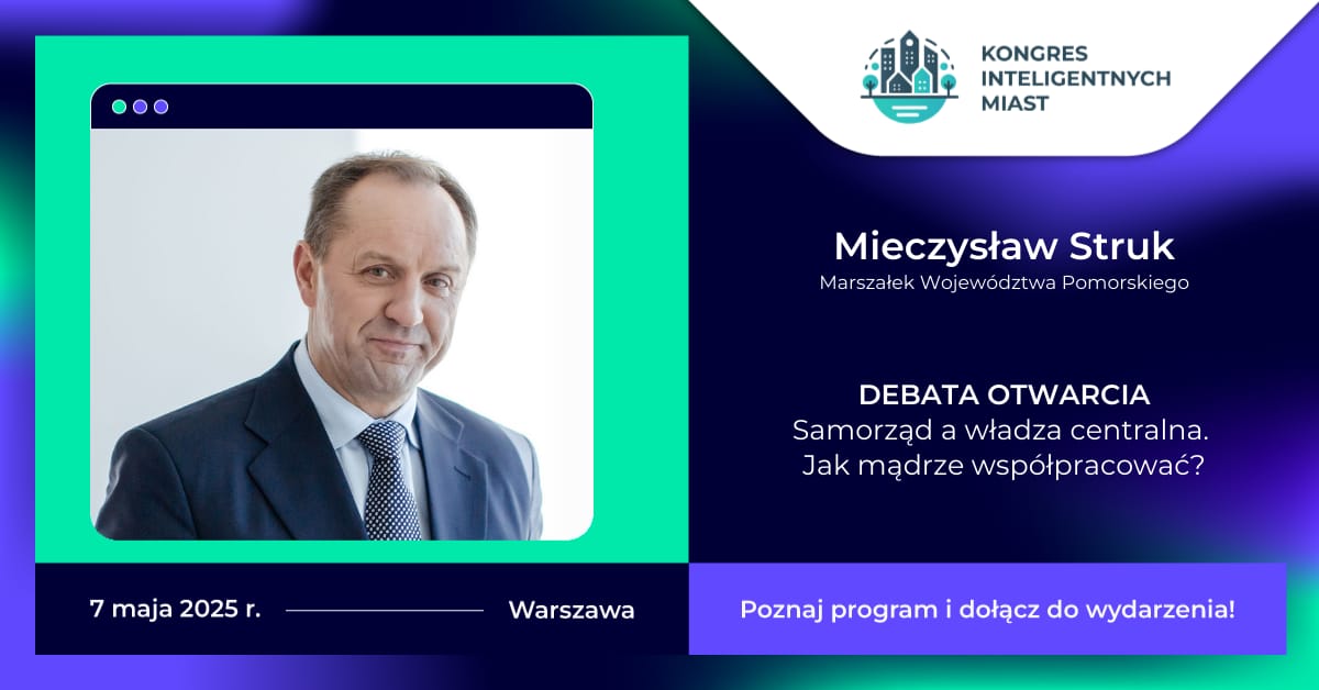 👥Już 7 maja w Warszawie odbędzie się Kongres Inteligentnych Miast, w którym mam przyjemność wziąć udział.

Cały kongres poświęcony jest inteligentnym miastom, technologiom miejskim, logistyce e-commerce, infrastrukturze szynowej, mobilności i transportowi publicznemu.