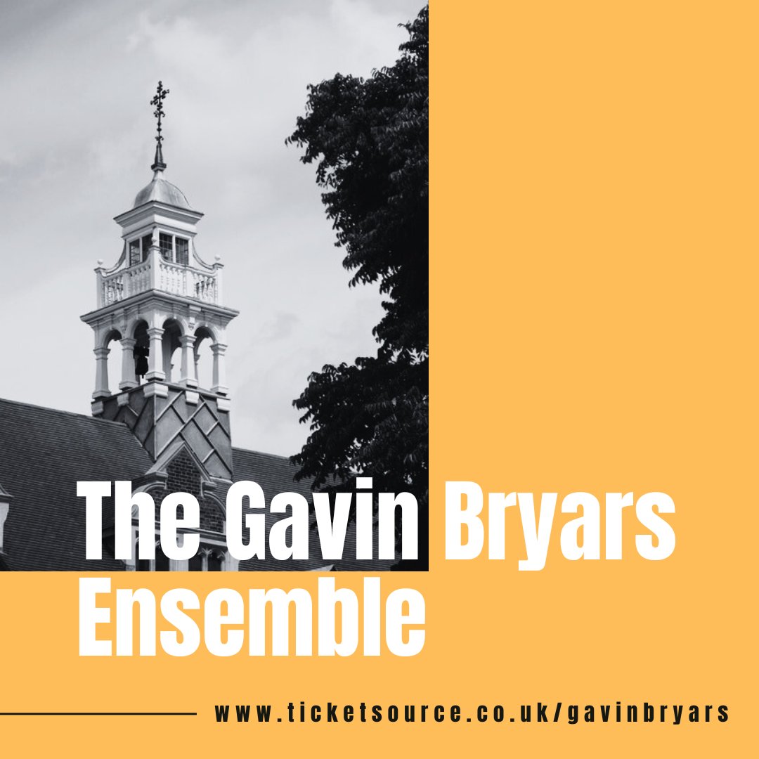 Coming up this Saturday... The Gavin Bryars Ensemble in London. Tickets &amp; Details: ticketsource.co.uk/gavinbryars