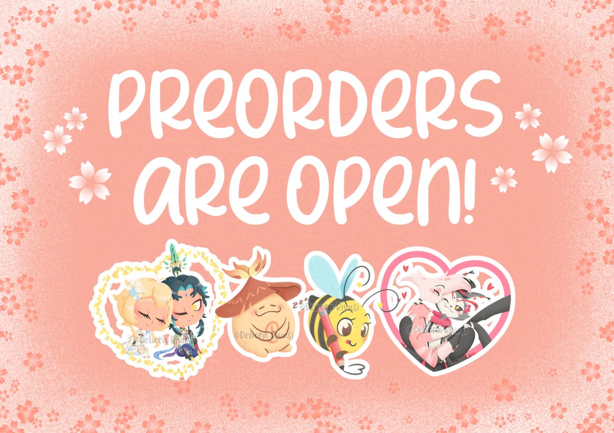🐝🌸 PRE0RDERS ARE OPEN! 🌸🐝

Check the 🧵 to see what I have!

For 0rdering or only asking for info, please send me a PM! (until May 11!)

#xiaolumi #GenshinImpact #aranara #bee #huskerdust