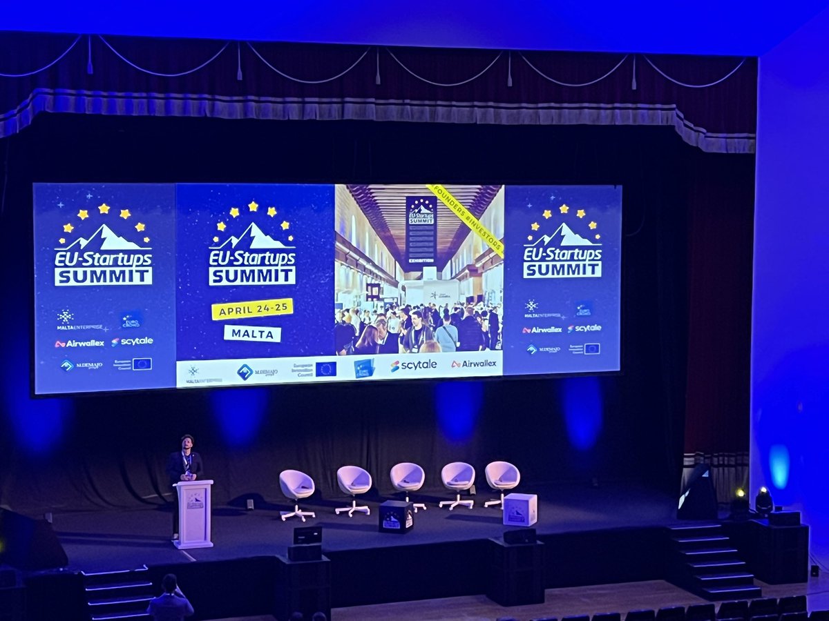 We don’t need more unicorns. We need structural challengers.

What part of your industry are you deliberately breaking?

⸻

LIVE from EU Startups Summit, Malta 
It’s Day 1 and the energy’s high.

AI startups everywhere.

VCs pitching to founders instead of the other way around.