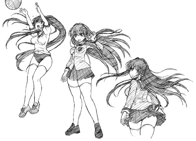 先日のCLANNAD一挙で久しぶりに描きたくなったので。やっぱりkey作品は私の原点なんです 