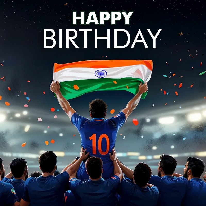 Happy Birthday to the man who made us fall in love with cricket! 🏏💙
Sachin, your journey is pure inspiration. Wishing you endless happiness, good health, and peace today and always.
#HappyBirthdaySachin #CricketLegend #MasterBlaster #cricketfans #cricketfamily #thebestneverrest